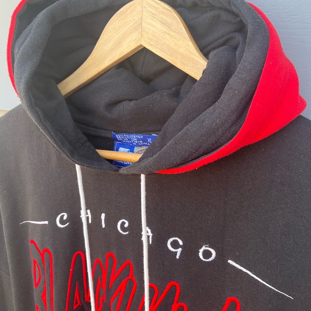Chicago Blackhawks Vintage Hoodie / XL / Starter / 90s / NHL - Picture 5 of 9